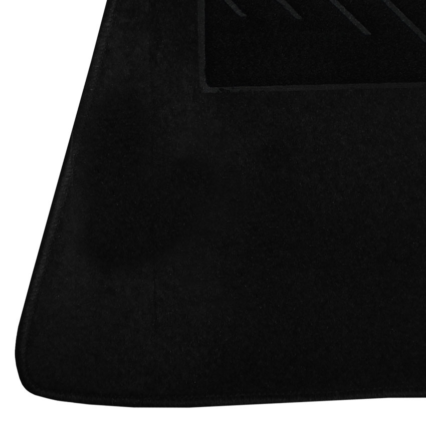 Μοκέτα Clan μαύρη για Smart Roadster (452) με velcro 2τμχ
