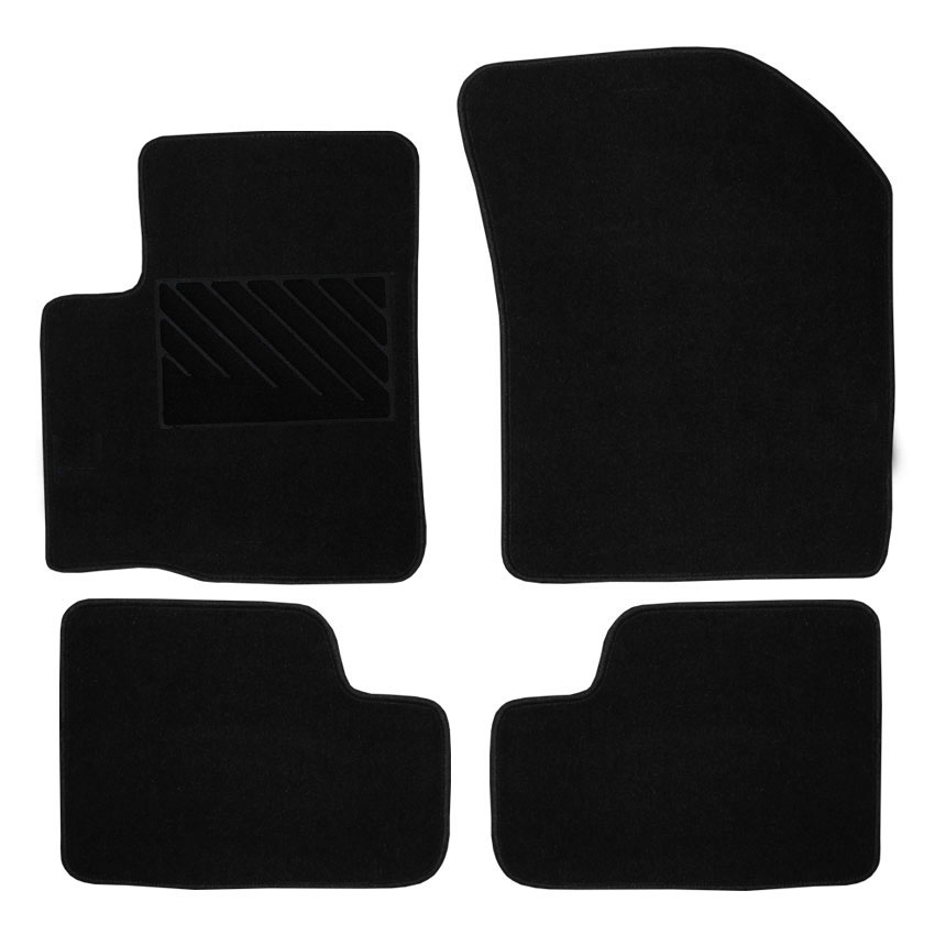 Πατάκια δαπέδου μοκέτας Clan μαύρα για Suzuki Swift (IV) 4τμχ