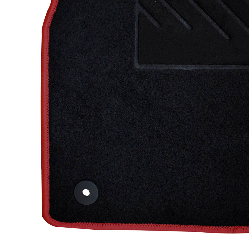 Πατάκια δαπέδου μοκέτας Clan μαύρα για Opel Astra (J) 4τμχ