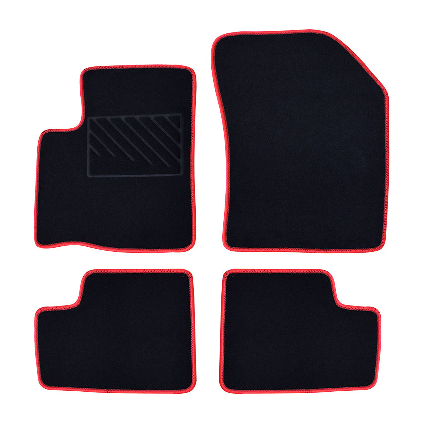 Πατάκια δαπέδου μοκέτας Clan μαύρα για Suzuki Swift (IV) 4τμχ
