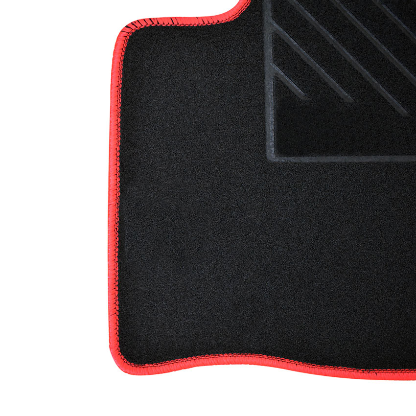 Πατάκια δαπέδου μοκέτας Clan μαύρα για Suzuki Swift (IV) 4τμχ