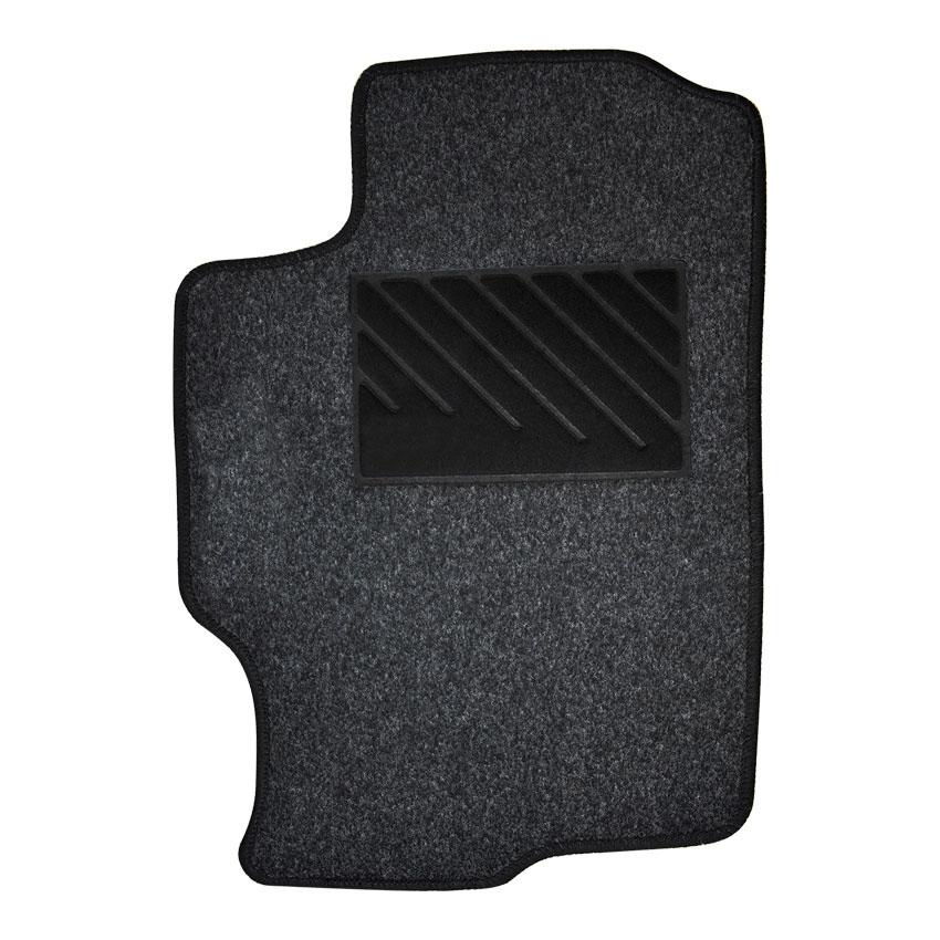 Πατάκια δαπέδου μοκέτας Clan σταχτί για Mazda 6 4τμχ