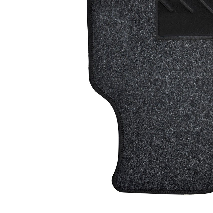 Πατάκια δαπέδου μοκέτας Clan σταχτί για Mazda 6 4τμχ