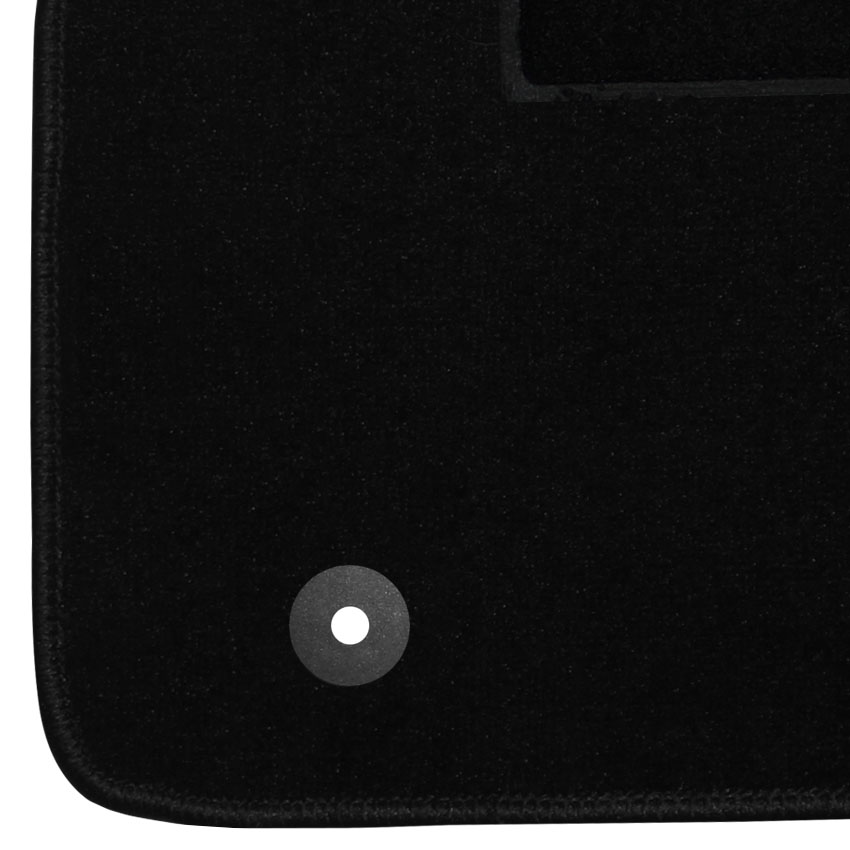 Πατάκια δαπέδου μοκέτας Clan μαύρα για Ford Fiesta (VI) 4τμχ