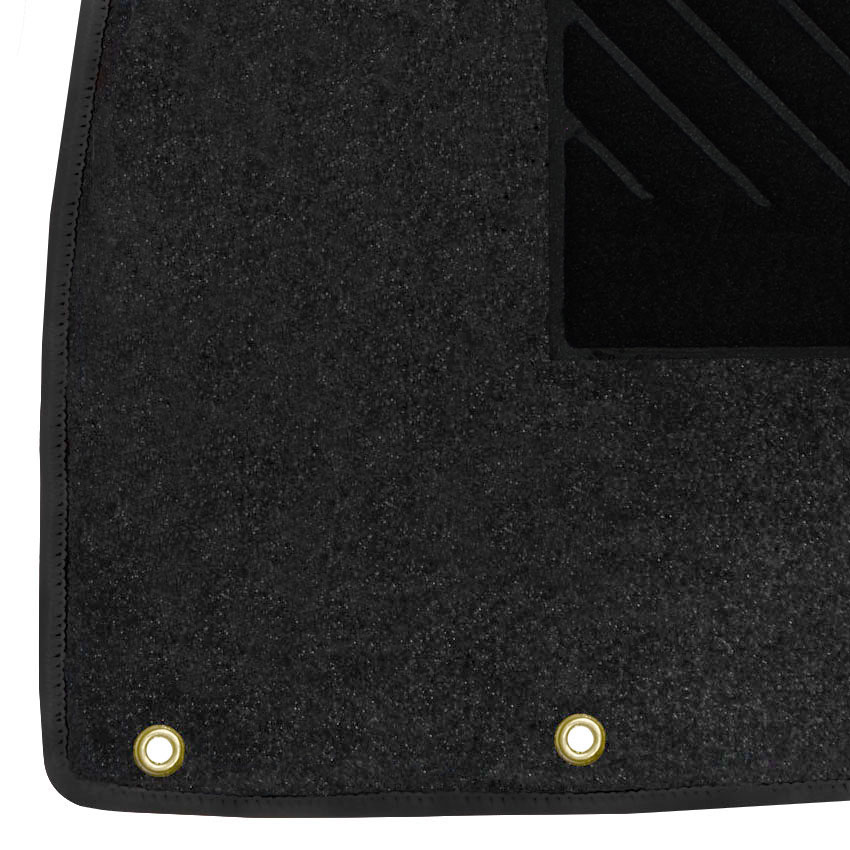 Μοκέτα Clan σταχτί για Honda Civic VIII 5D με κουμπώματα δαχτυλίδια 4τμχ