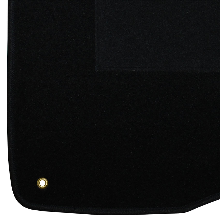 Πατάκια δαπέδου μοκέτας Clan μαύρα για Peugeot 107 / Citroen C1 / Toyota Aygo (I) 4τμχ