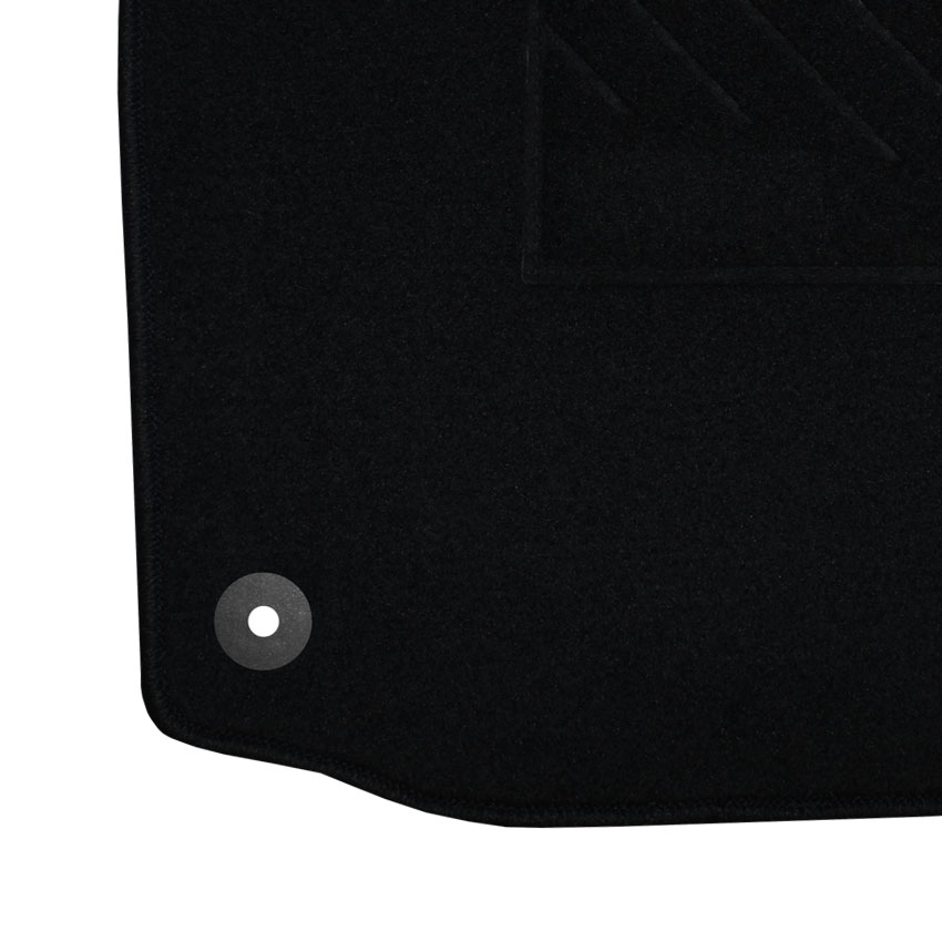 Μοκέτα Clan μαύρη για Seat Toledo IV / Skoda Rapid με κουμπώματα