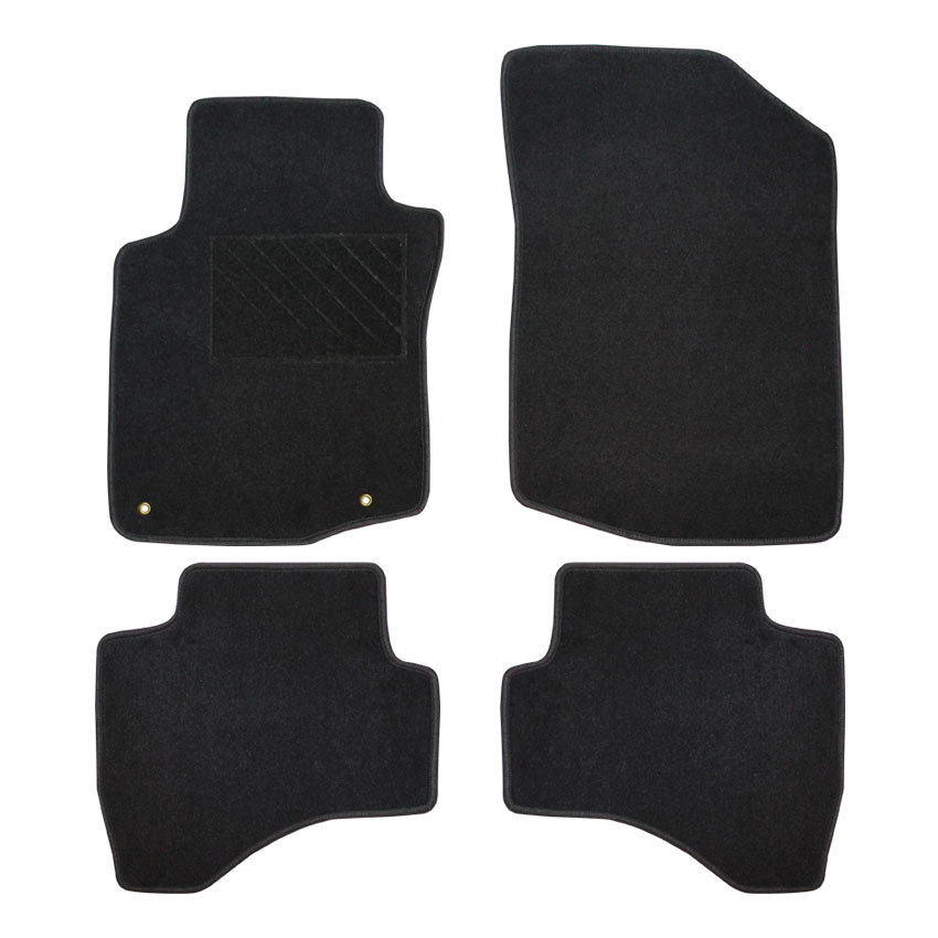 Μοκέτα Clan σταχτί για Toyota Aygo (I) / Peugeot 107 / Citroen C1 με κουμπώματα