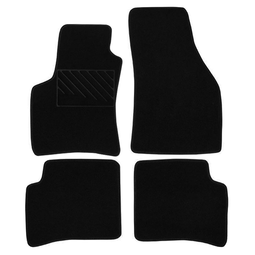 Πατάκια δαπέδου μοκέτας Clan μαύρα για Hyundai Atos MPV / Atos Prime 4τμχ