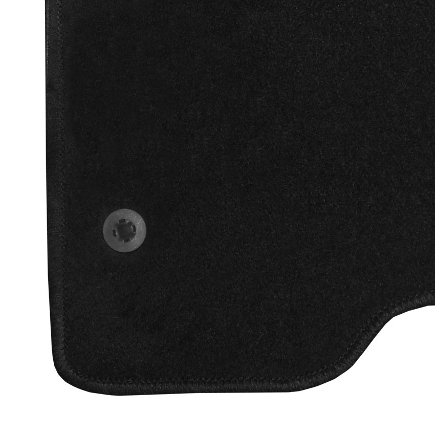 Πατάκια δαπέδου μοκέτας Clan μαύρα για Fiat Panda (III) 4τμχ