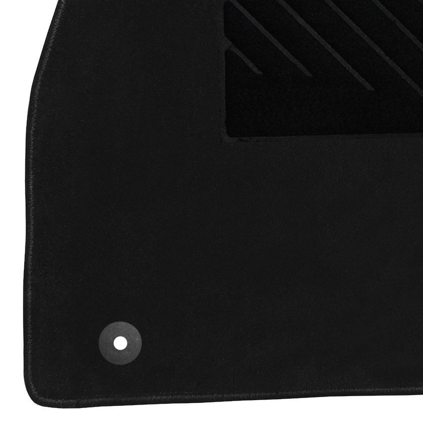 Μοκέτα Clan μαύρη για Opel Insignia (A) με στρογγυλά κουμπώματα 4τμχ