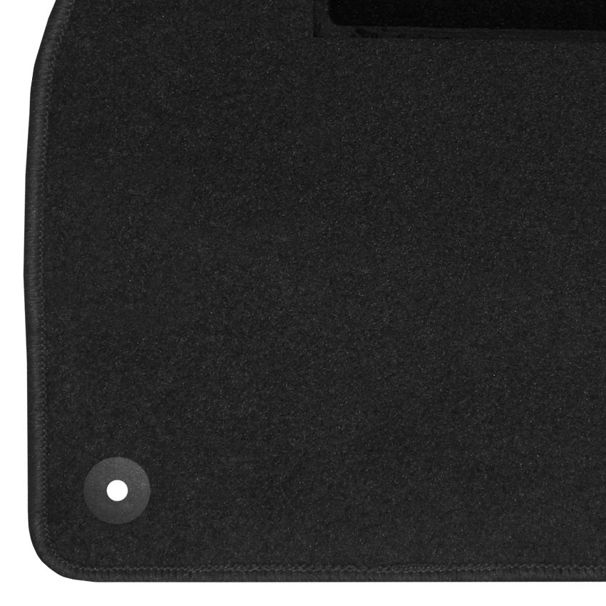 Μοκέτα Clan σταχτί για Opel Corsa D/E με στρογγυλά κουμπώματα 4τμχ