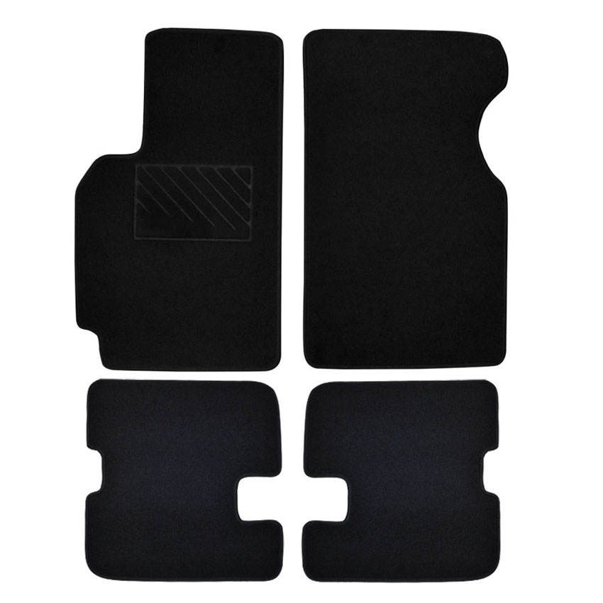 Πατάκια δαπέδου μοκέτας Clan μαύρα για Honda HRV (I) 4τμχ