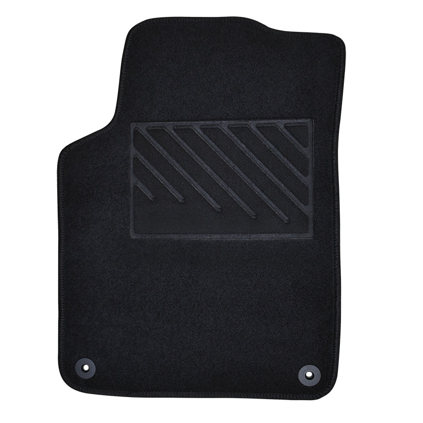 Πατάκια δαπέδου μοκέτας Clan μαύρα για Citroen DS3 4τμχ