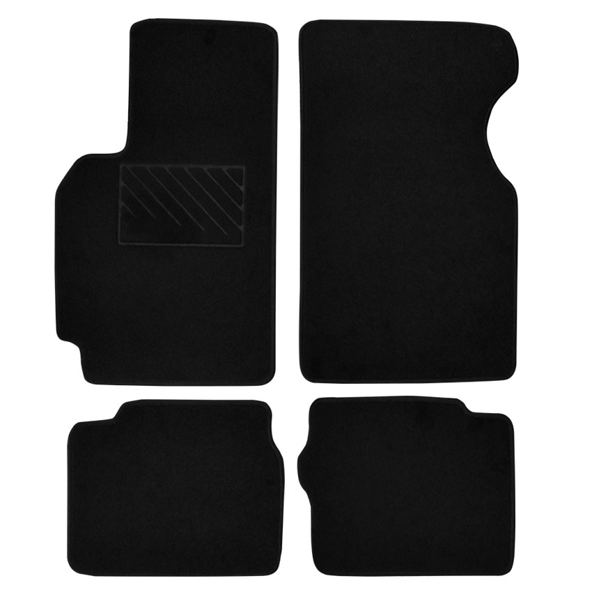 Πατάκια δαπέδου μοκέτας Clan μαύρα για Honda HRV (I) 4τμχ