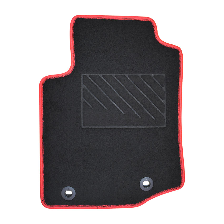 Πατάκια δαπέδου μοκέτας Clan μαύρα για Toyota Aygo (II) 4τμχ