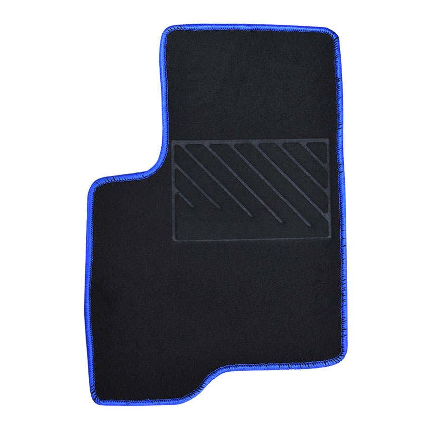 Πατάκια δαπέδου μοκέτας Clan μαύρα για Fiat Panda (III) 4τμχ