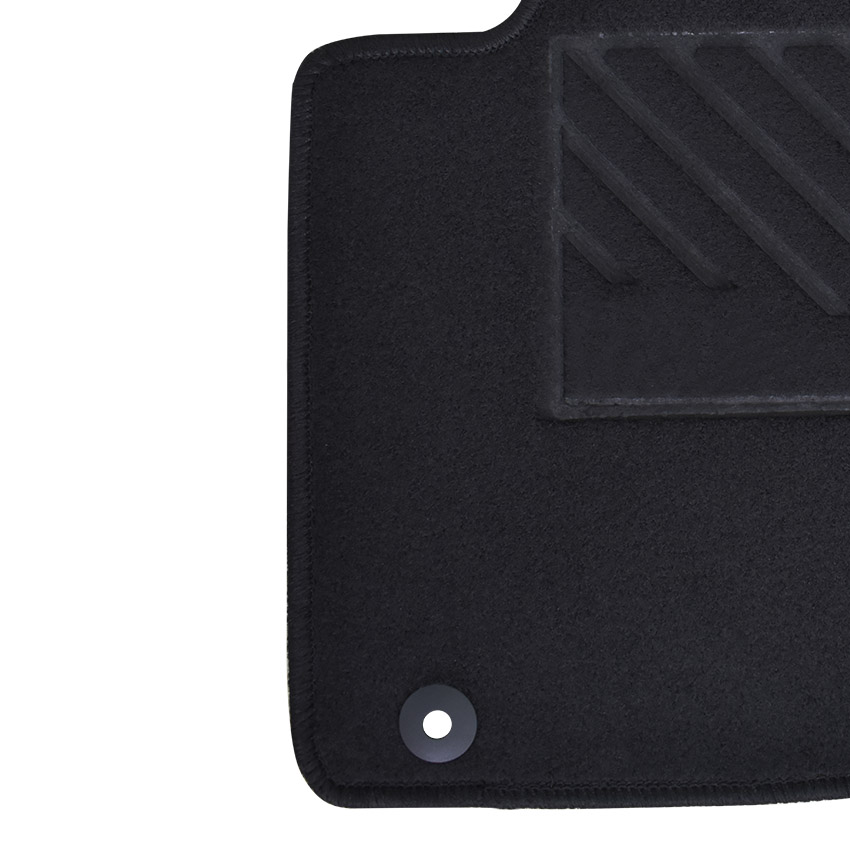 Πατάκια δαπέδου μοκέτας Clan μαύρα για Volvo V40 4τμχ