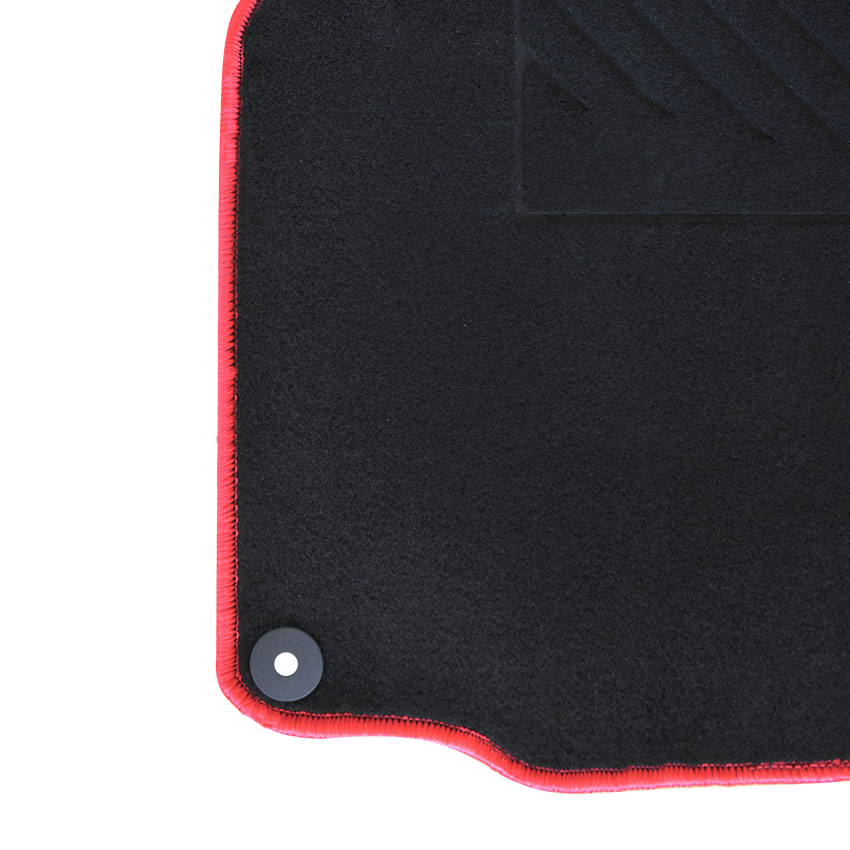 Πατάκια δαπέδου μοκέτας Clan μαύρα για Seat Leon (I) 4τμχ