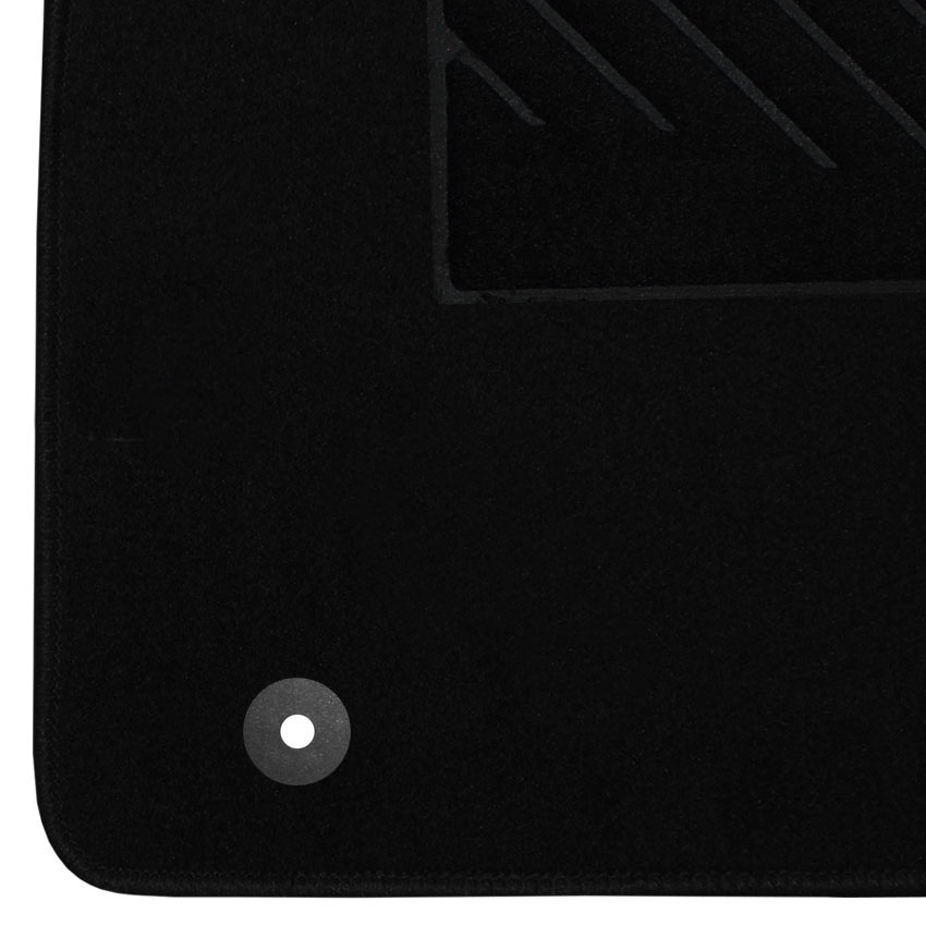 Πατάκια δαπέδου μοκέτας Clan μαύρα για Ford Fiesta (VI) 4τμχ