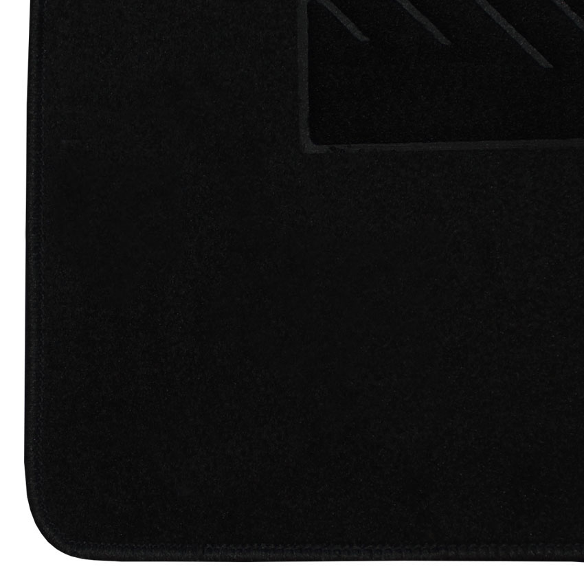 Πατάκια δαπέδου μοκέτας Clan μαύρα για Ford Fiesta (VI) 4τμχ