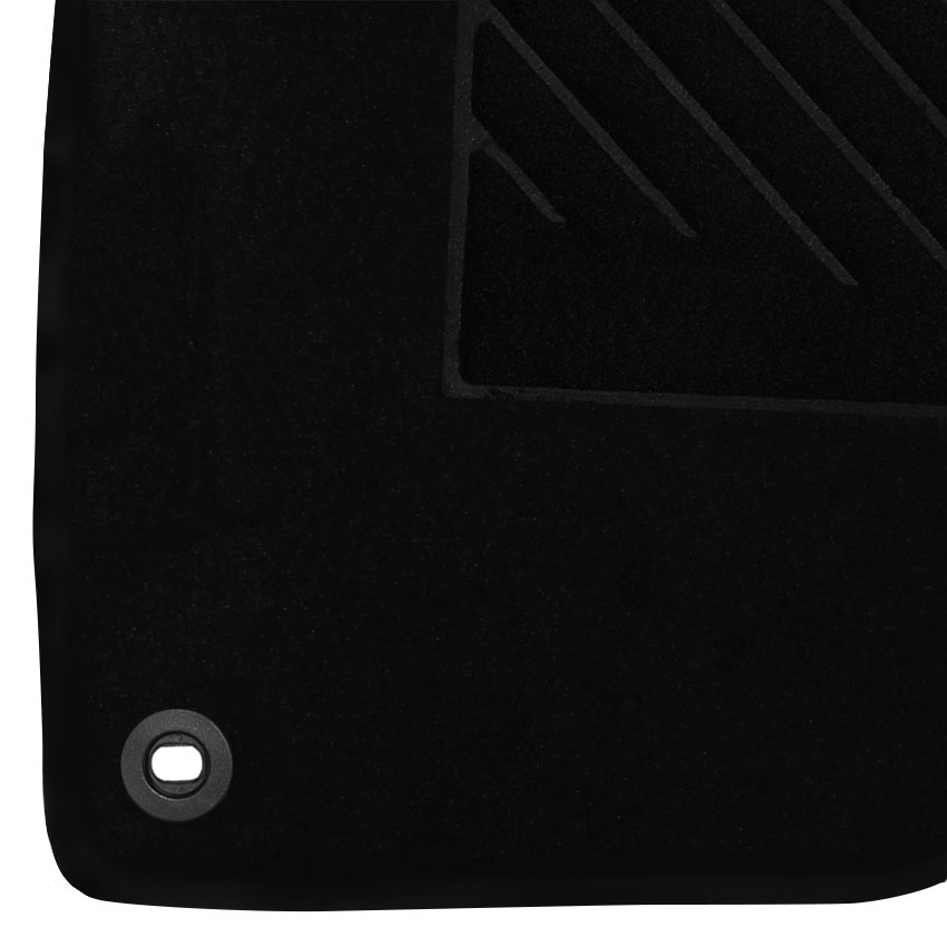 Πατάκια δαπέδου μοκέτας Clan μαύρα για Honda Civic (IX) 5D 4τμχ