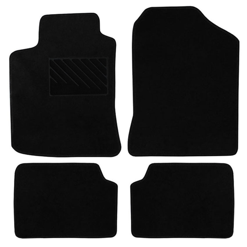 Μοκέτα Clan μαύρη για Toyota Corolla IX 4τμχ