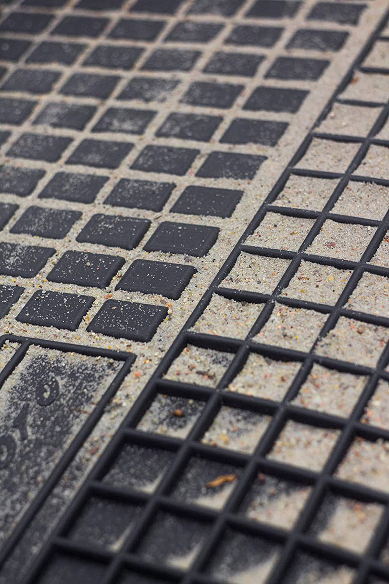 Λαστιχένια πατάκια για Mercedes Actros MP4 2τμχ χωρίς πνευματικό κάθισμα επιβατών