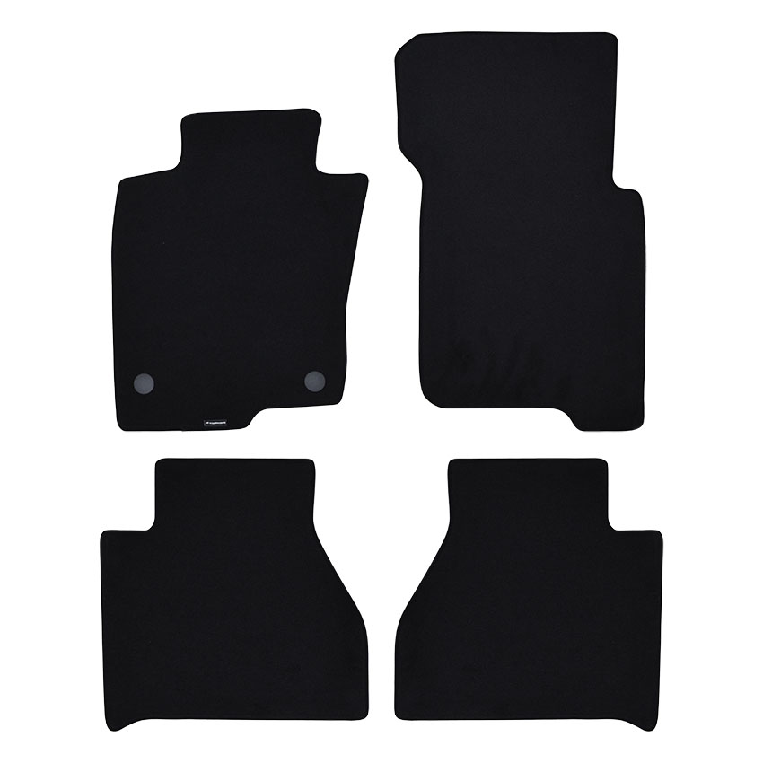 Πατάκια δαπέδου μοκέτας Optimum μαύρα για Mercedes X-Class (W470) 4τμχ