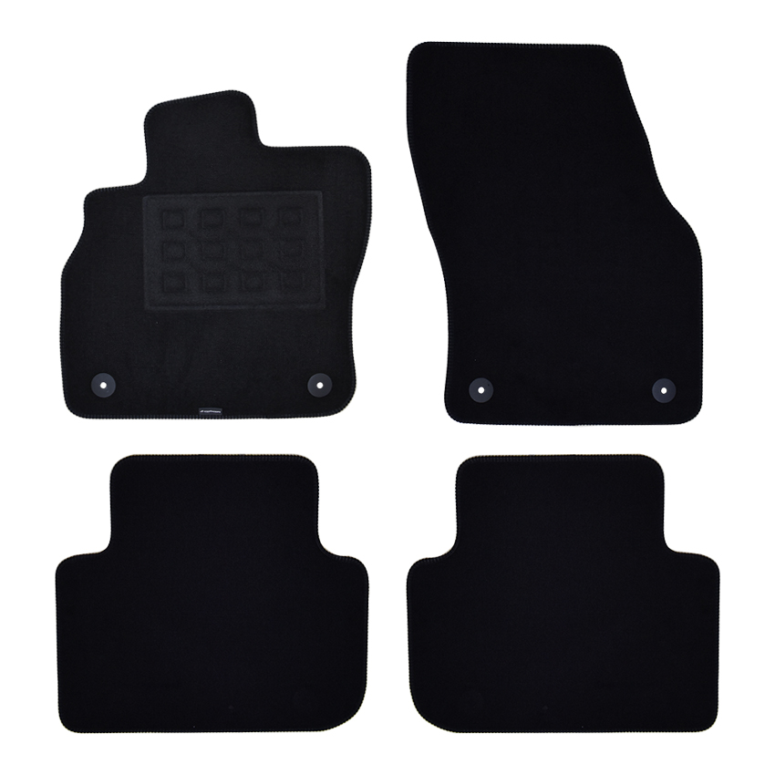 Πατάκια δαπέδου μοκέτας Superior μαύρα για Audi Q3 (F3) 4τμχ