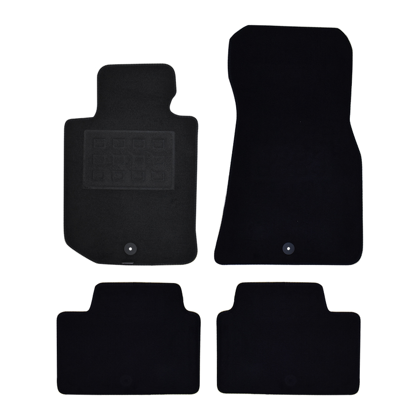 Πατάκια δαπέδου μοκέτας Superior μαύρα για ΒMW 3 Series (G20/G21) 4τμχ