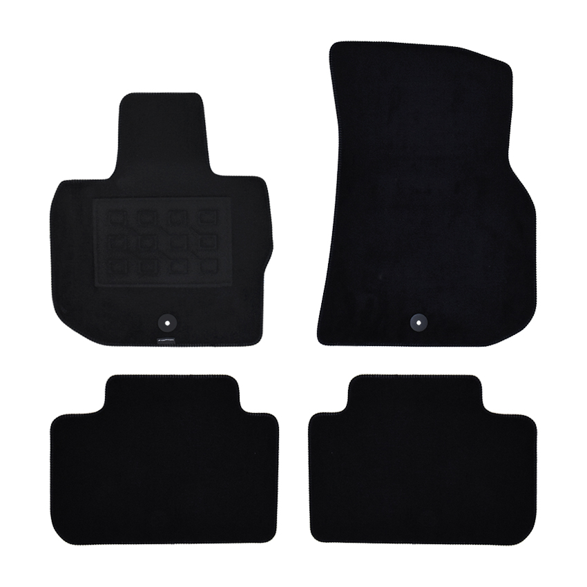 Πατάκια δαπέδου μοκέτας Superior μαύρα για ΒMW X3 (G01) / X4 (G02) 4τμχ