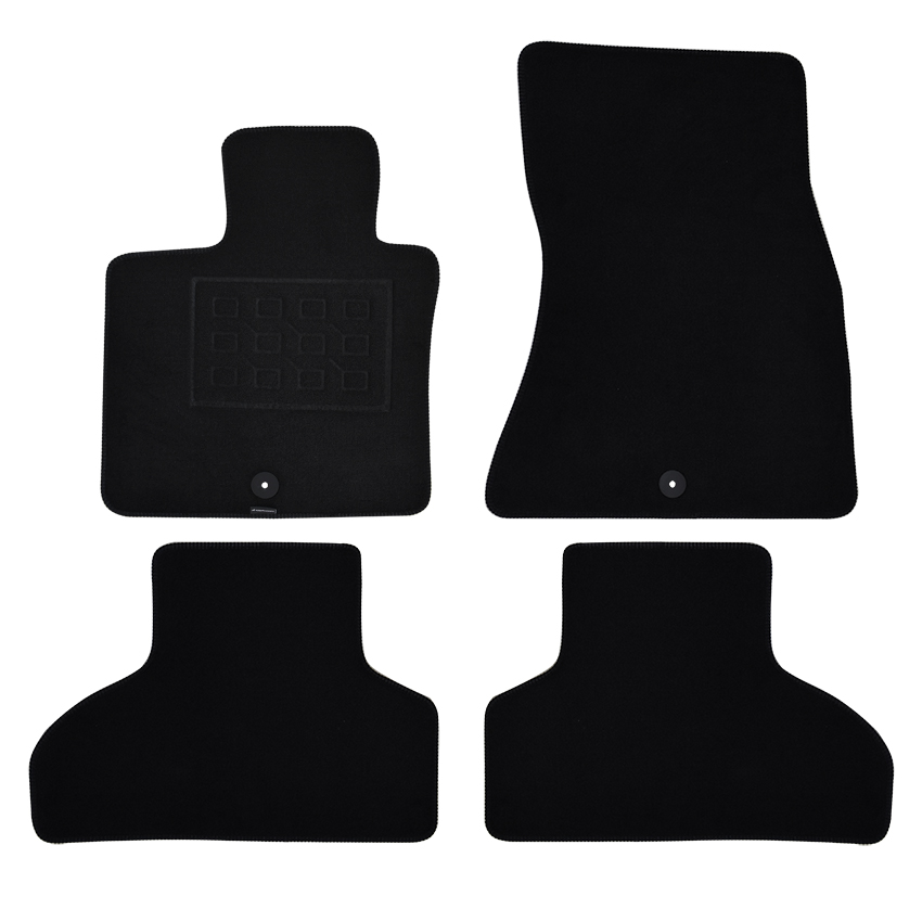 Πατάκια δαπέδου μοκέτας Superior μαύρα για ΒMW X5 (F15) 4τμχ