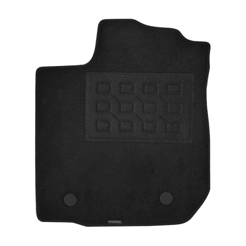 Πατάκια δαπέδου μοκέτας Superior μαύρα για Dacia Logan (II) 4τμχ