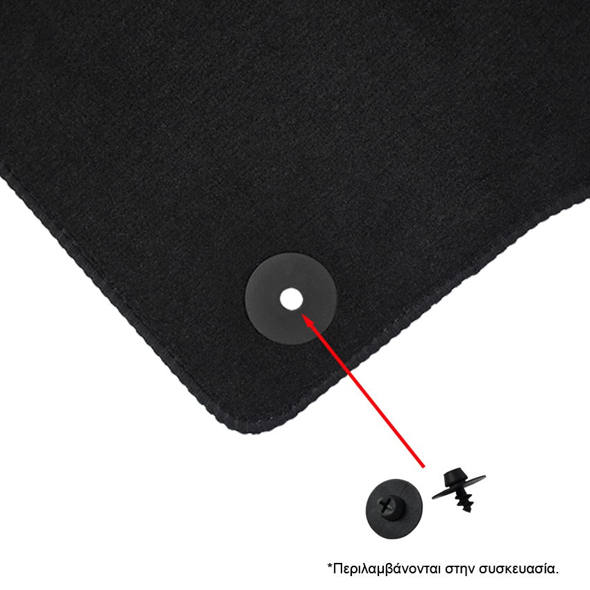 Πατάκια δαπέδου μοκέτας Superior μαύρα για ΒMW X3 (G01) / X4 (G02) 4τμχ