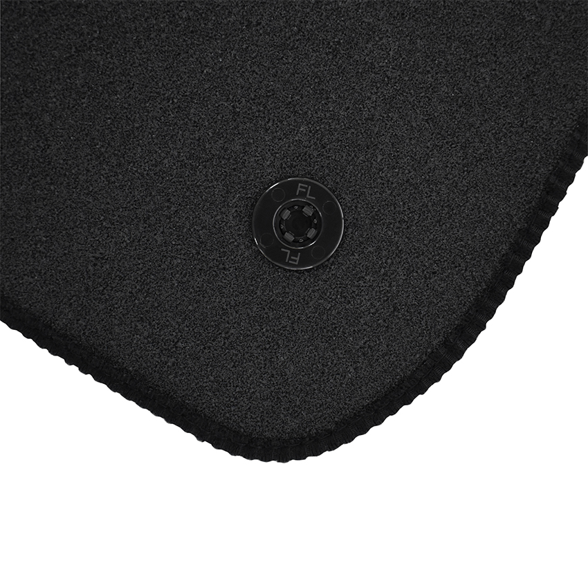 Πατάκια δαπέδου μοκέτας Superior μαύρα για Citroen Nemo / Fiat Fiorino (III) / Peugeot Bipper Tepee 4τμχ