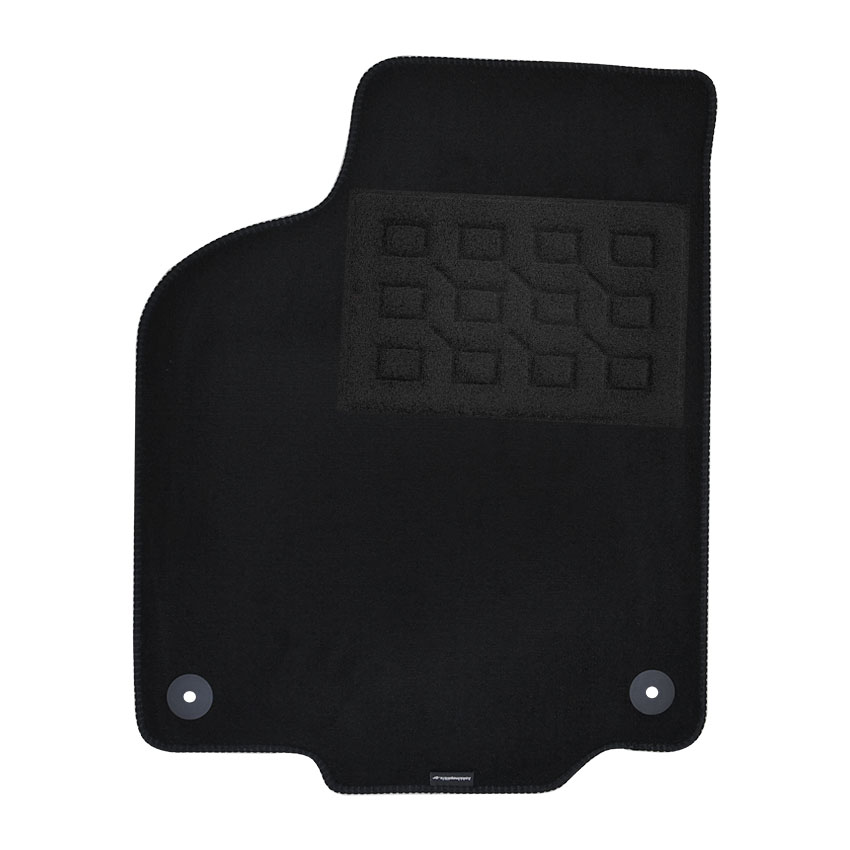 Πατάκια δαπέδου μοκέτας Superior μαύρα για Volkswagen Polo (ΙΙΙ) 4τμχ