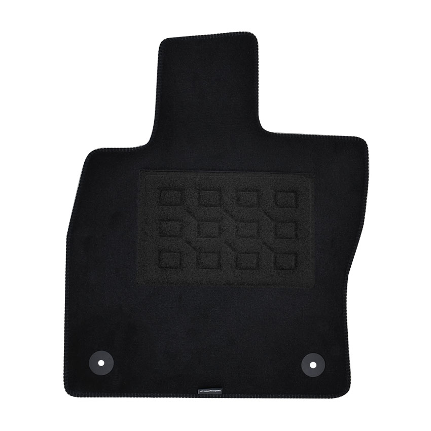 Πατάκια δαπέδου μοκέτας Superior μαύρα για Skoda Octavia (IV) 4τμχ