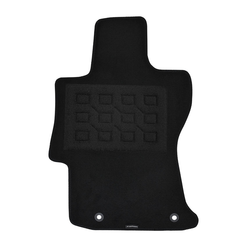 Πατάκια δαπέδου μοκέτας Superior μαύρα για Subaru Impreza (V)  / XV (II) 4τμχ