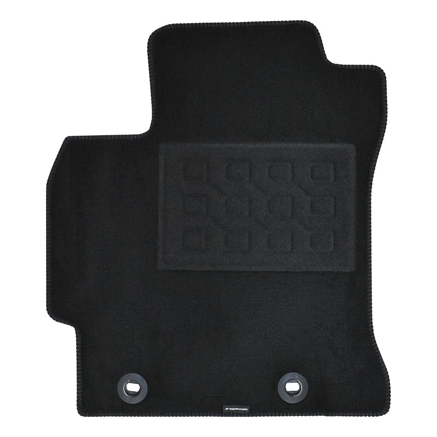 Πατάκια δαπέδου μοκέτας Superior μαύρα για Toyota Corolla (XI) 4τμχ