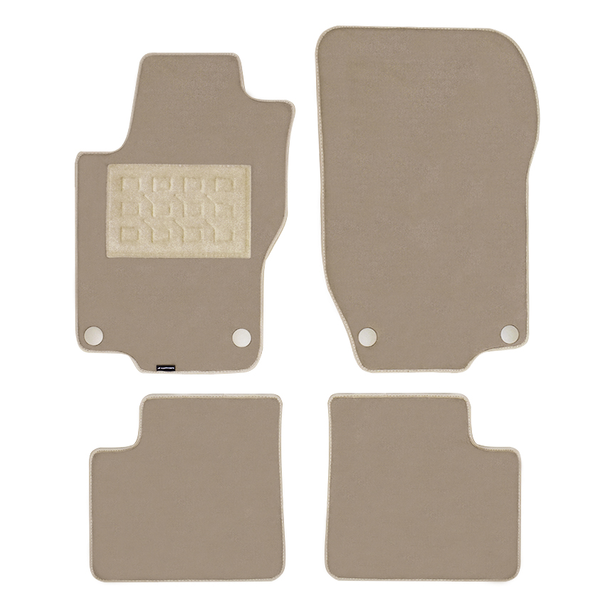 Πατάκια δαπέδου μοκέτας Superior μπεζ για Mercedes ML (W164) 4τμχ