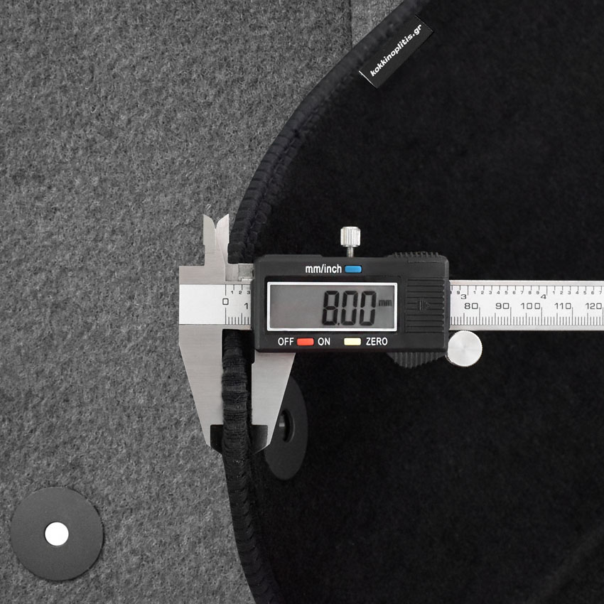 Πατάκια δαπέδου μοκέτας Superior μαύρα για Subaru Forester (V) 4τμχ