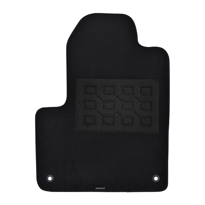 Πατάκια δαπέδου μοκέτας Superior μαύρα για Jeep Cherokee (KL) 4τμχ