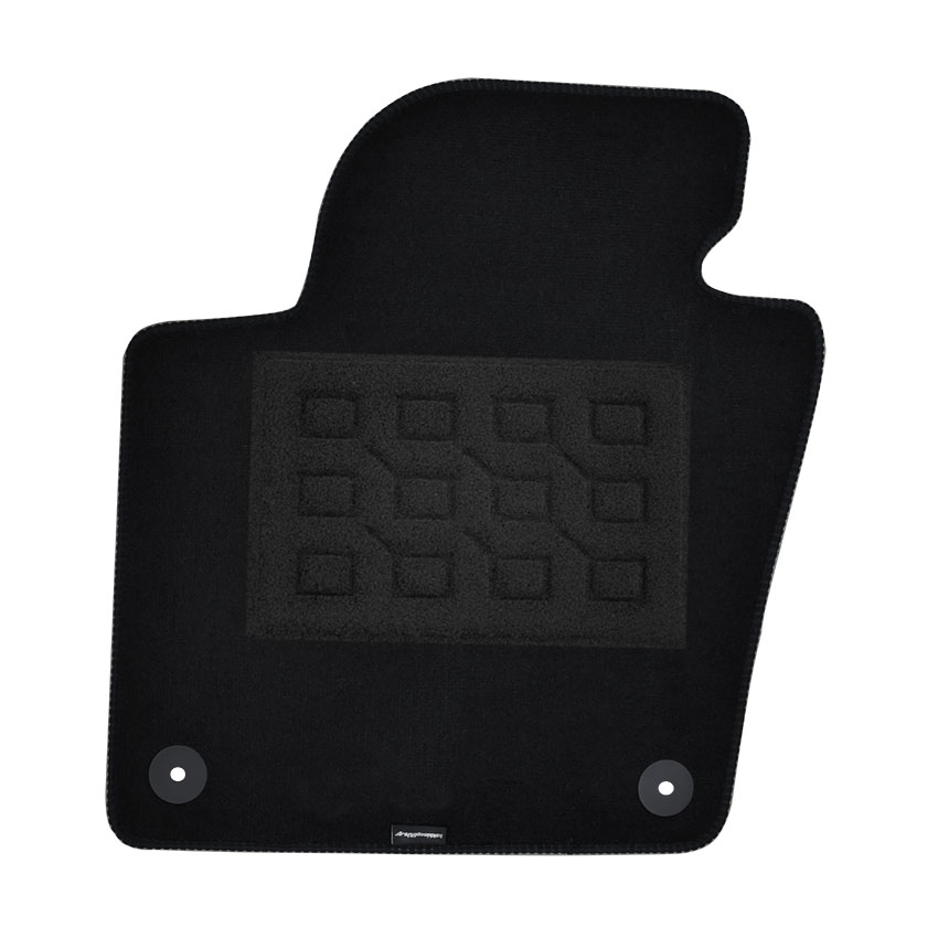 Πατάκια δαπέδου μοκέτας Superior μαύρα για Volkswagen Sharan II (7 θέσεων) 5τμχ