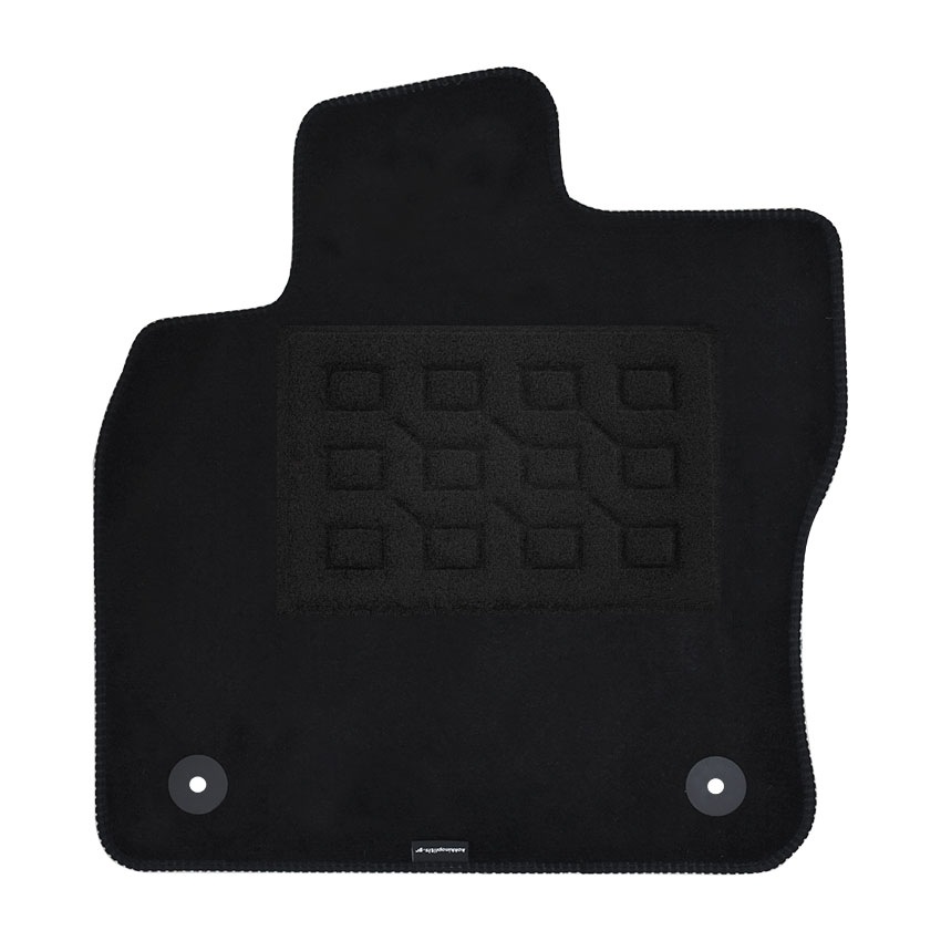 Πατάκια δαπέδου μοκέτας Superior μαύρα για Volkswagen Golf VIII eTSI 4τμχ