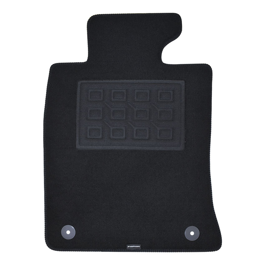 Πατάκια δαπέδου μοκέτας Superior μαύρα για Mini Clubman (R55) 4τμχ
