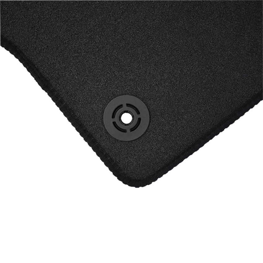 Πατάκια δαπέδου μοκέτας Superior μαύρα για Volkswagen Transporter (T7) 1τμχ