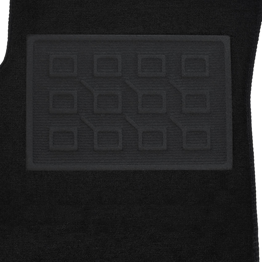 Πατάκια δαπέδου μοκέτας Superior μαύρα για Mazda MX5 (NB) 2τμχ