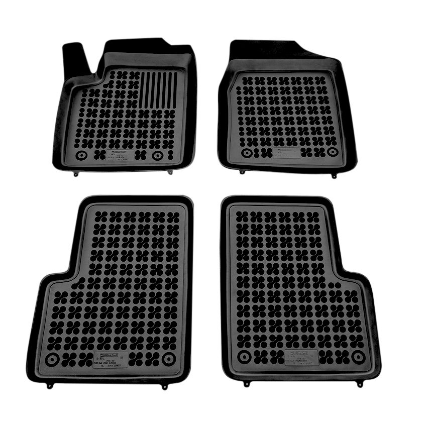 Λαστιχένια μαύρα σκαφάκια για Ford KA II (4τμχ)