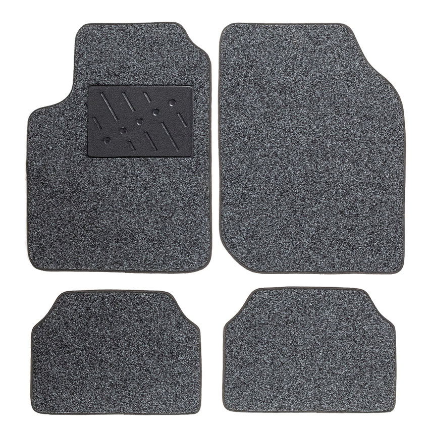 Πατάκια δαπέδου μοκέτας Premium γκρι Universal 4τμχ